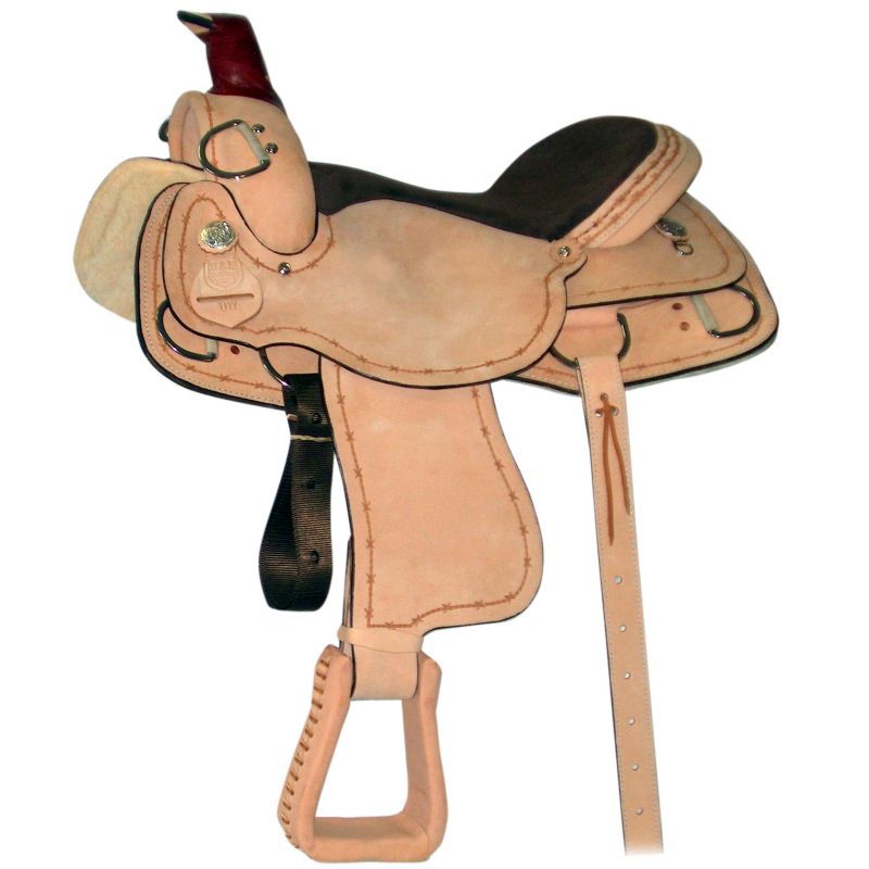HH Saddlery Roughout Training Saddle