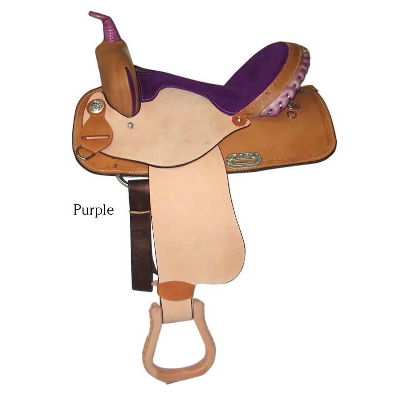 HH Saddlery Tye-Dyed Square Barrel Saddle