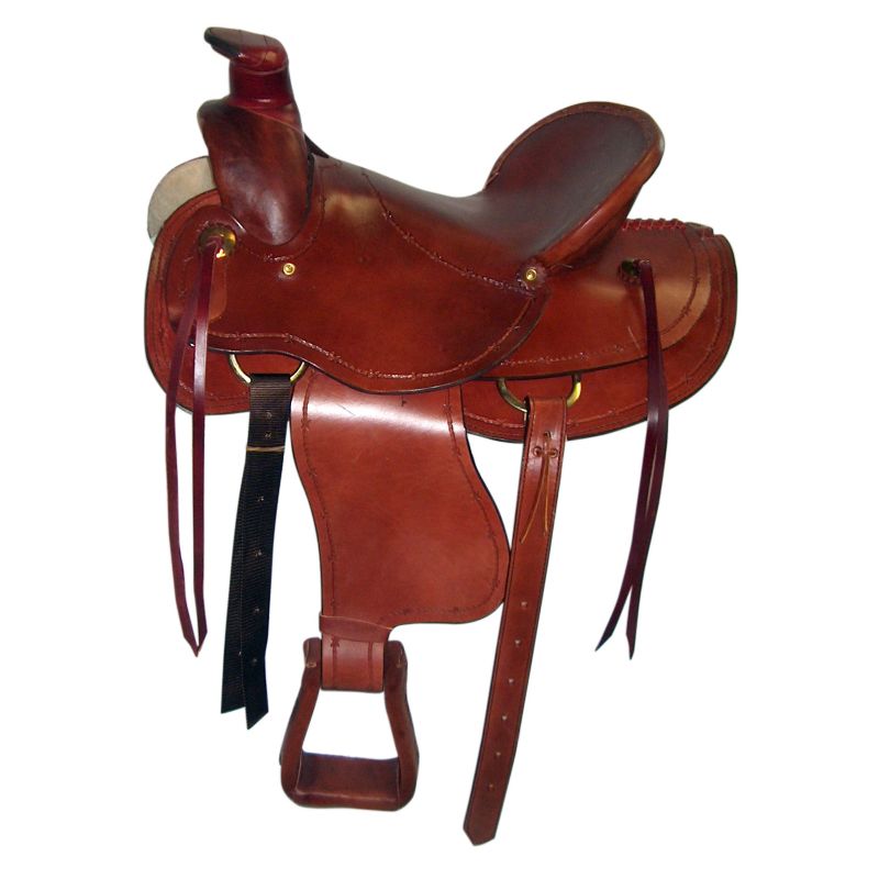 HH Saddlery Rope Tooled Wade Ranch Saddle