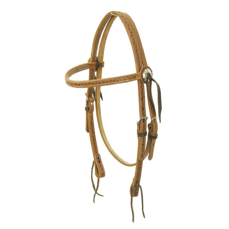 American Saddlery Running W Browband Headstall