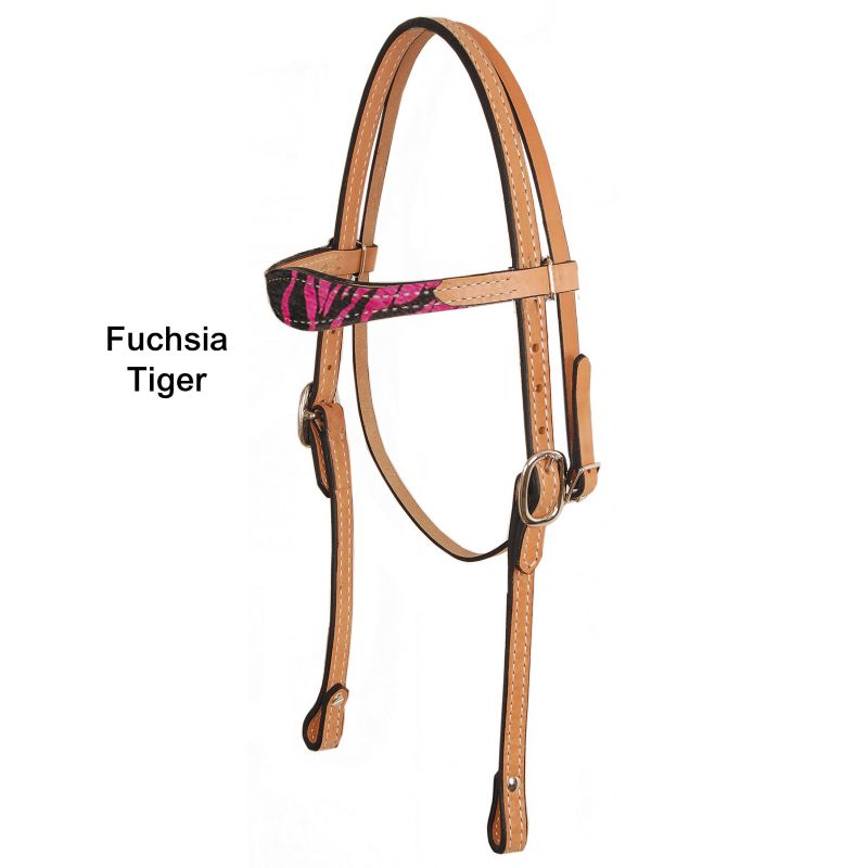 American Saddlery Headstall Fuchsia Tiger Best Price