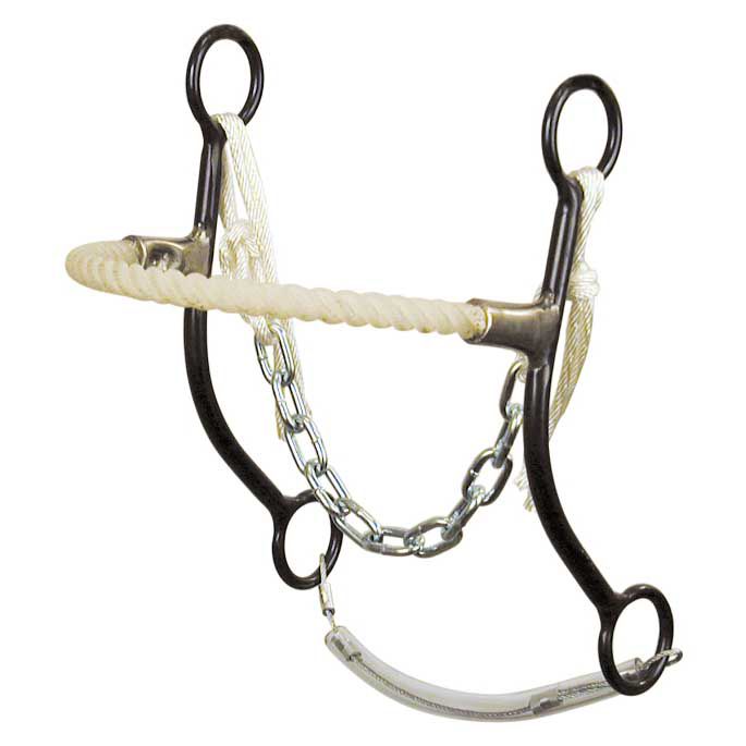 Reinsman Shanked Rope Side Pull Hackamore