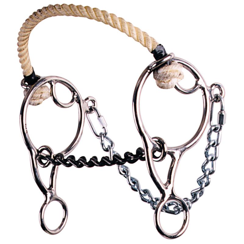 Reinsman Stiver Chain Mouth Combination Hackamore