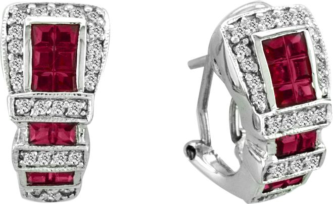 Kelly Herd Buckle Earrings