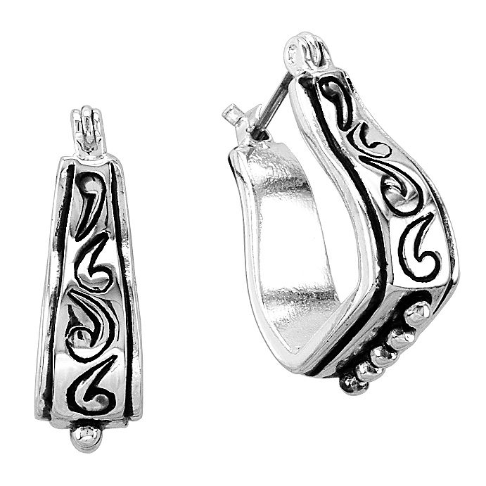 Kelly Herd Baby Stirrup Earrings