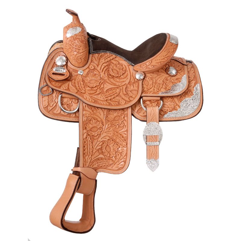 Silver Royal Majestic Youth Western Show Saddle