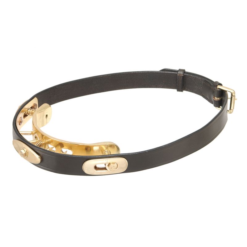 Tough-1 Spiked Leather Cribbing Strap