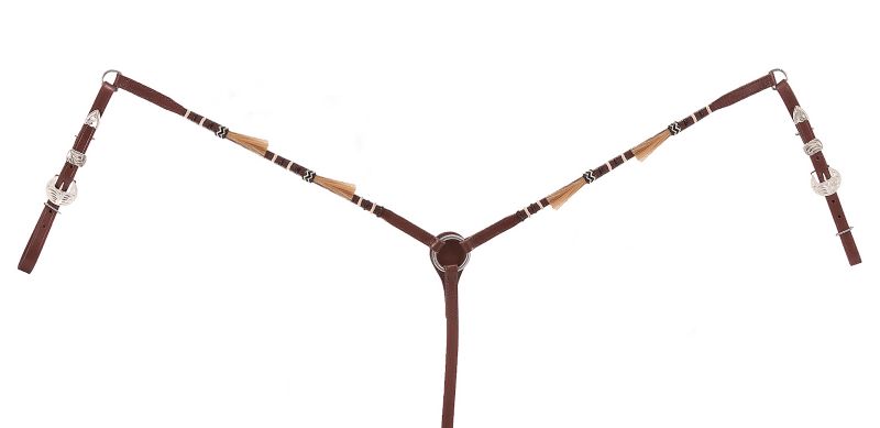 Royal King Rolled Braided Tassel Breast Collar