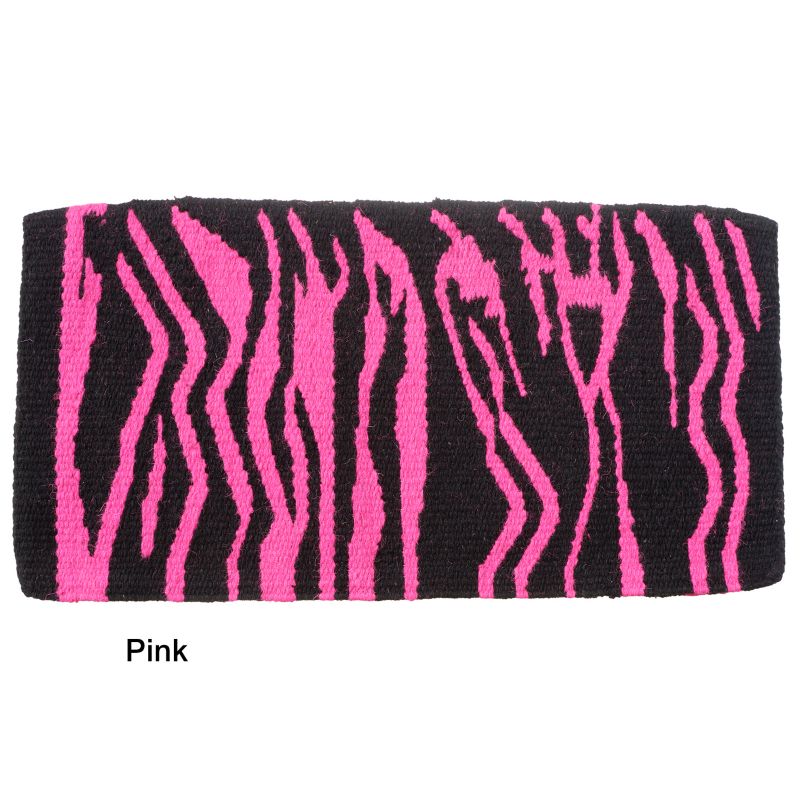 Tough-1 Wild Zebra Wool Saddle Blanket