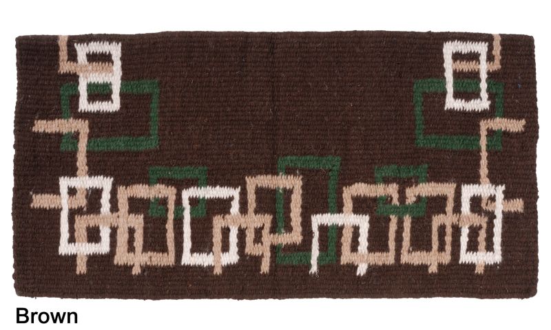 Tough-1 Blocks Wool Saddle Blanket