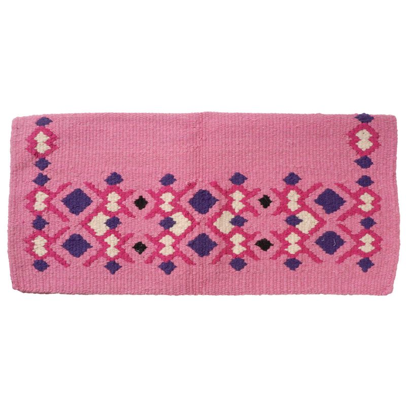 Royal King Wool Diamonds Saddle Blanket Pink