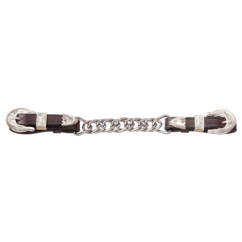 Silver Royal Fancy Show Curb Strap