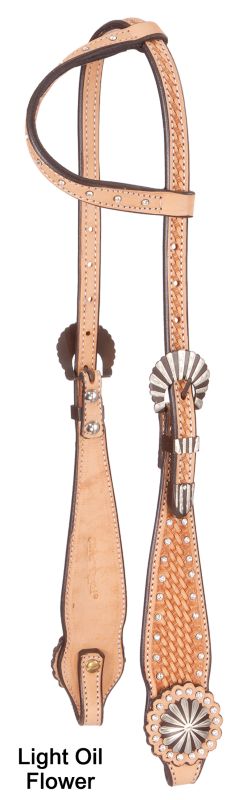 Royal King Crystal Basket Single Headstall
