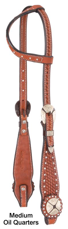 Royal King Crystal Basket Single Headstall