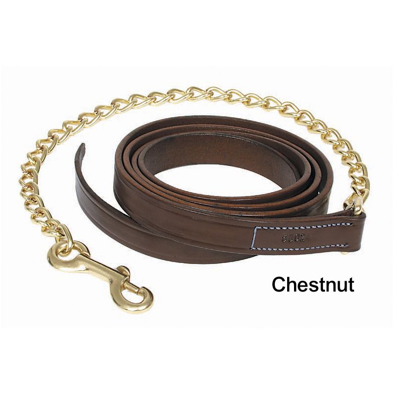 Walsh Leather Lead w/ Chain