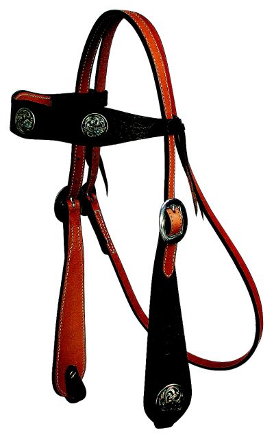 Reinsman Black Gator Browband Headstall