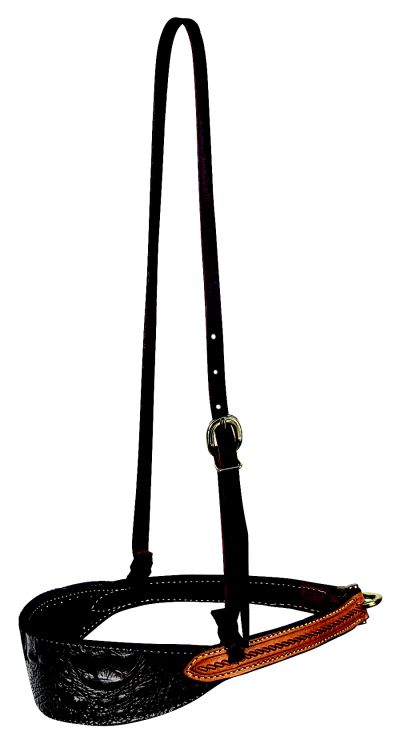 Reinsman Black Gator Noseband