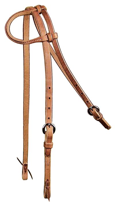 Reinsman Harness Leather Sliding Ear Headstall