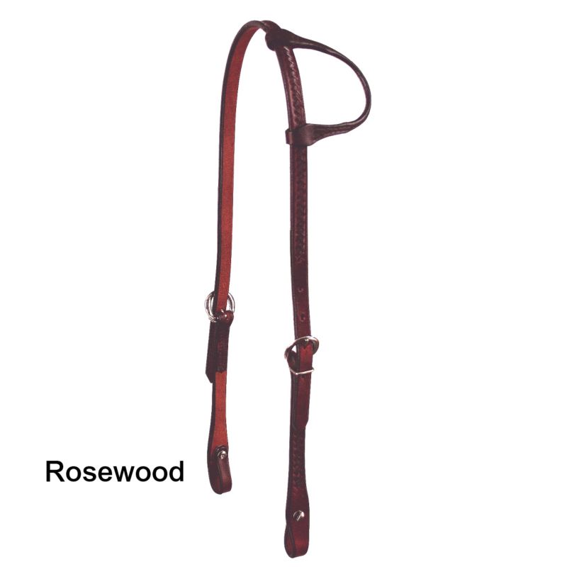 Reinsman Basket Tooled Sliding Ear Headstall
