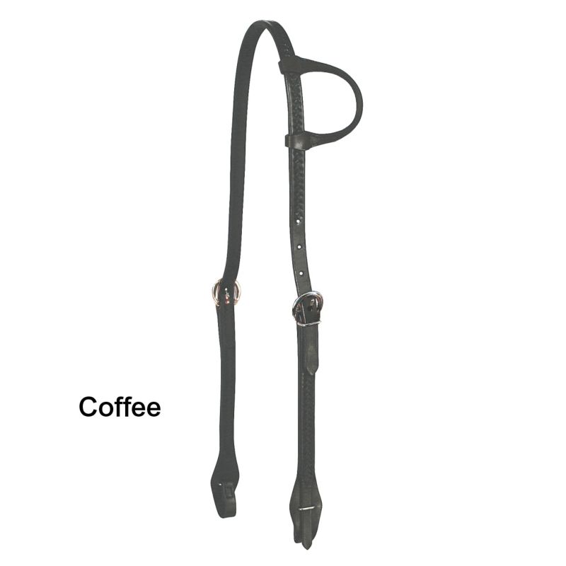 Reinsman Basket Tooled Sliding Ear Headstall Coffe Best Price
