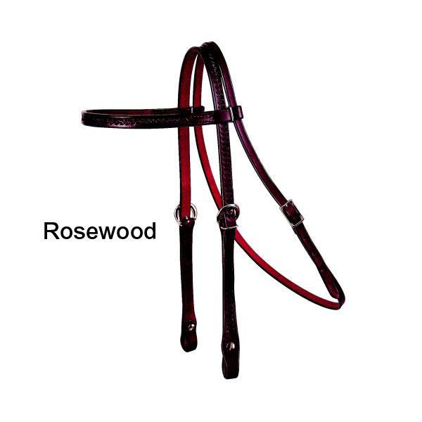 Reinsman Basket Tooled Browband Headstall
