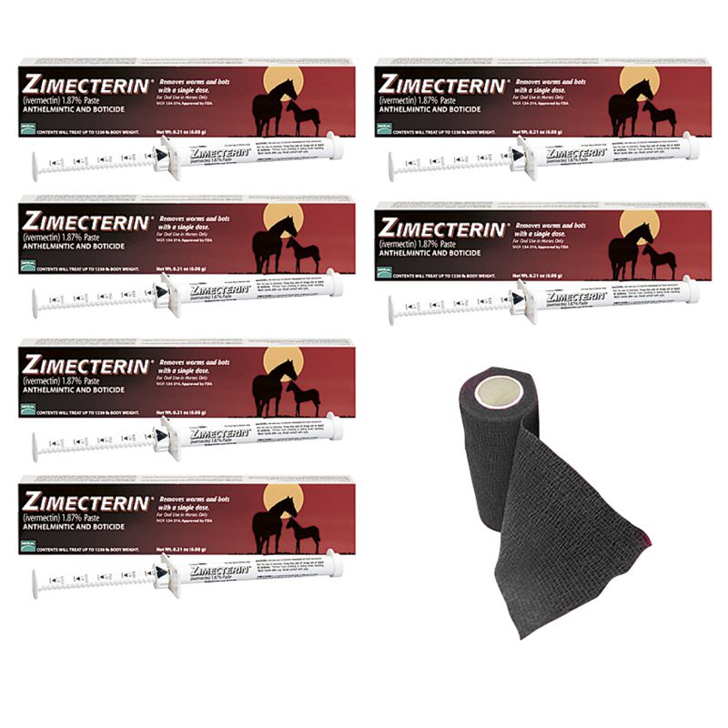 Zimecterin 1.87 Ivermectin Paste 6-Pack