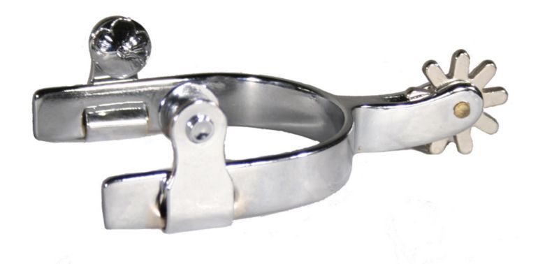 Circle Y Engraved Youth Spurs