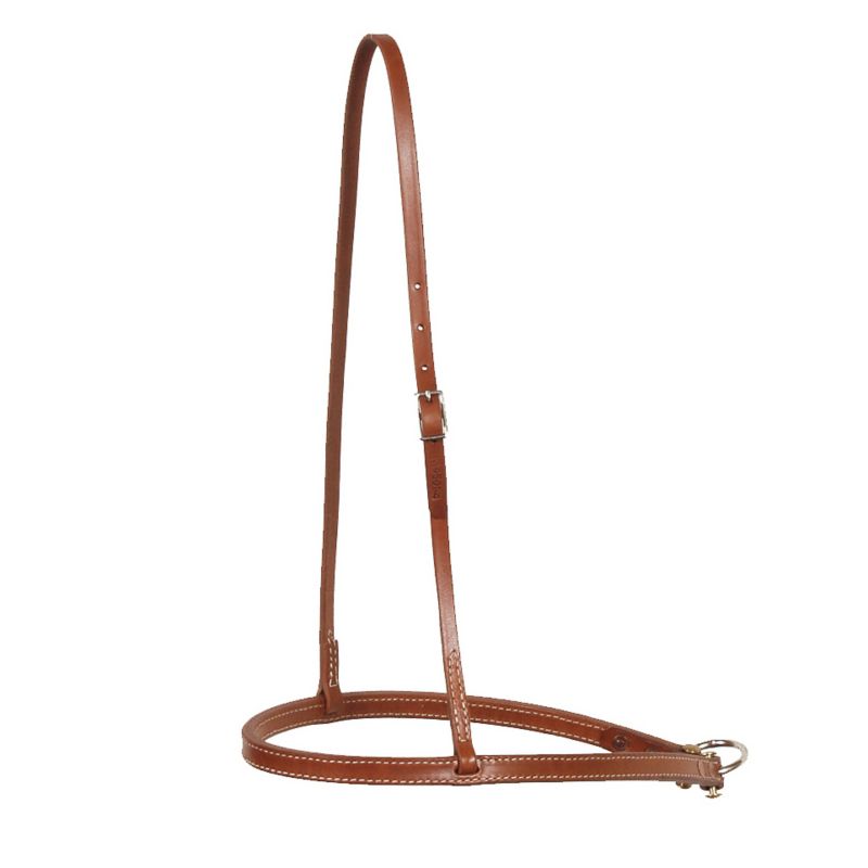 4501-0004 Circle Y Double Stitched Noseband Regular Oil sku 4501-0004