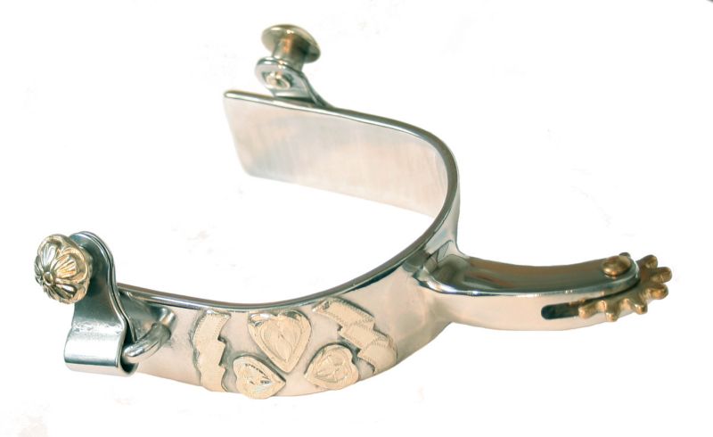 Circle Y Martha Jose Sidewinder Heart Spurs