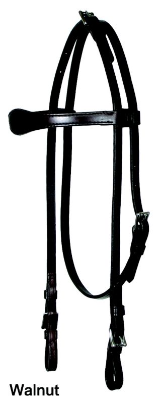 Circle Y Flared Browband Headstall