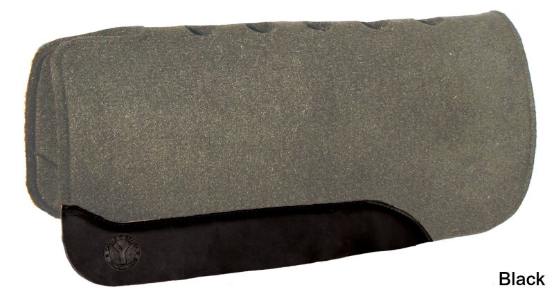 Circle Y Vented Gray Wool Pad