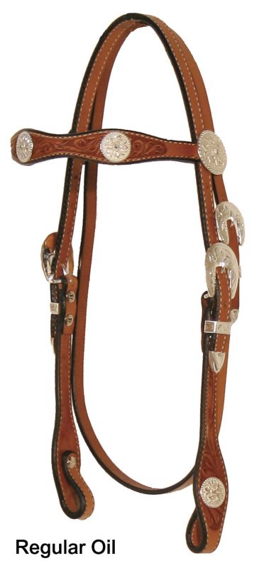 Circle Y Crystal Gag Cheek Headstall