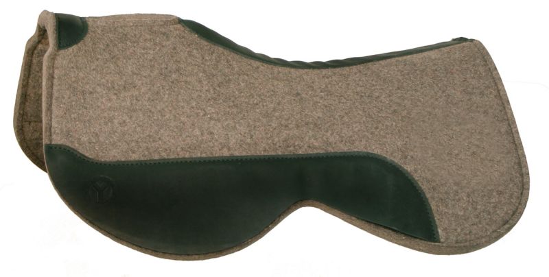 Circle Y Close Contact Gray Wool Pad