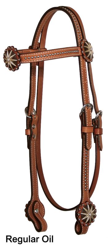 Circle Y Iron Spur Browband Headstall