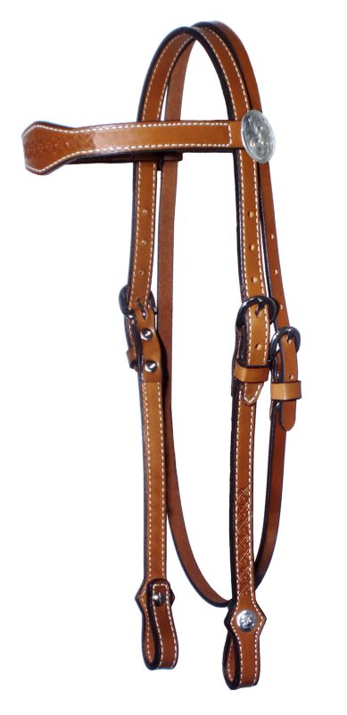 Circle Y Crisscross Browband Headstall