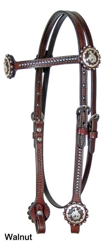 Circle Y Iron Cowboy Browand Headstall