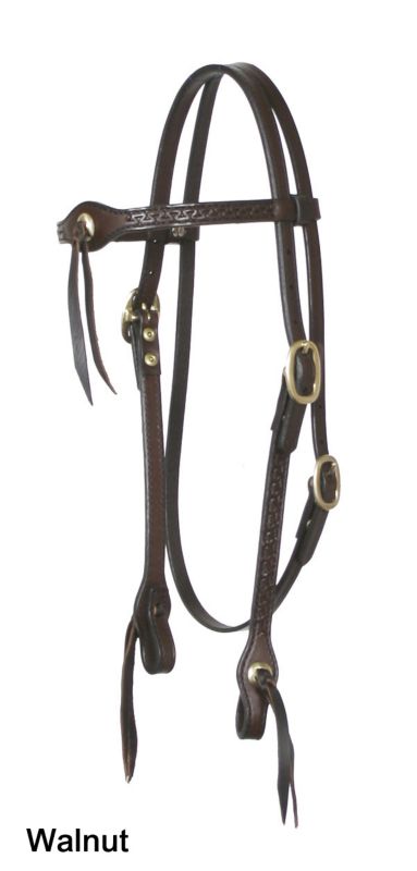 Circle Y Meander Tool Flared Headstall