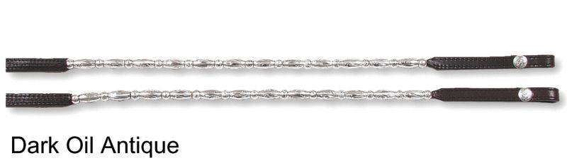 Circle Y Silver Ferrell Show Split Reins