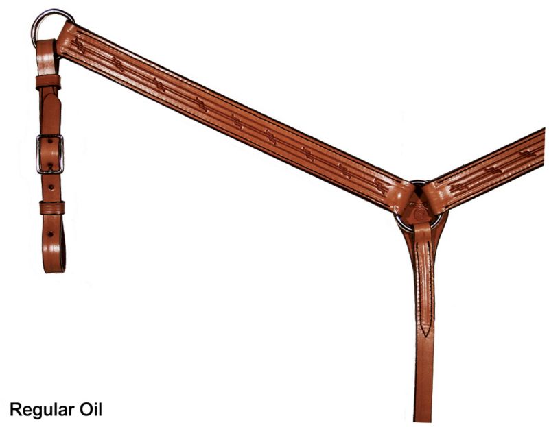 Circle Y Barbwire Straight Breast Collar
