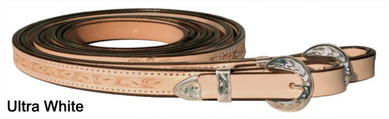 Circle Y Stitched Floral Show Split Reins