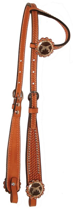 Circle Y Iron Pistols Single Ear Headstall