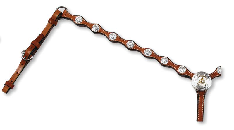 Circle Y Berry Concho Shaped Breast Collar