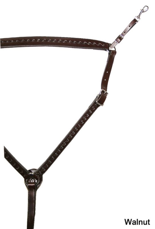 Circle Y Lazy Wave Over Neck Breast Collar