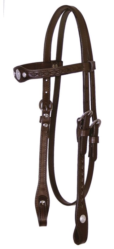 Circle Y Diamond Arabian Browband Headstall
