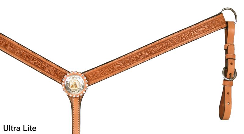 Circle Y Barrel Race Straight Breast Collar