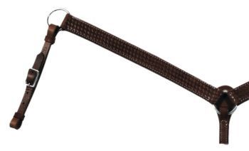 Circle Y Basketweave Straight Breast Collar