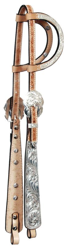 Circle Y Silver Old Timer Browband Headstall
