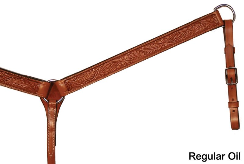 Circle Y Acorn Basket Straight Breast Collar