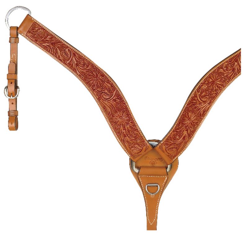 Circle Y Daisey Tapered Shaped Breast Collar
