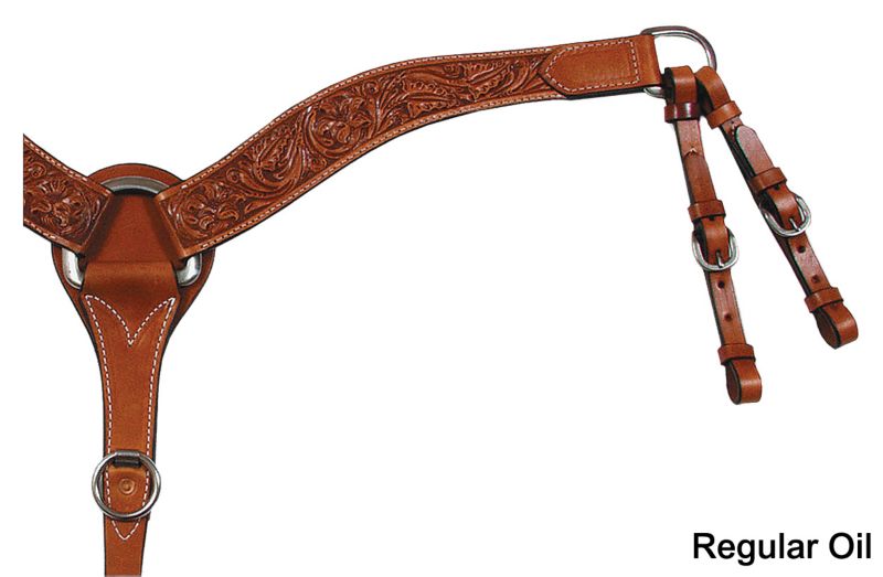 Circle Y Floral Tapered Shaped Breast Collar